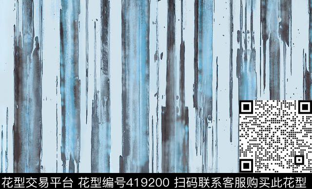 抽象淡雅墨迹传统印花华亿平台下载（图片编号: 419200） - 瓦栏（Walan）