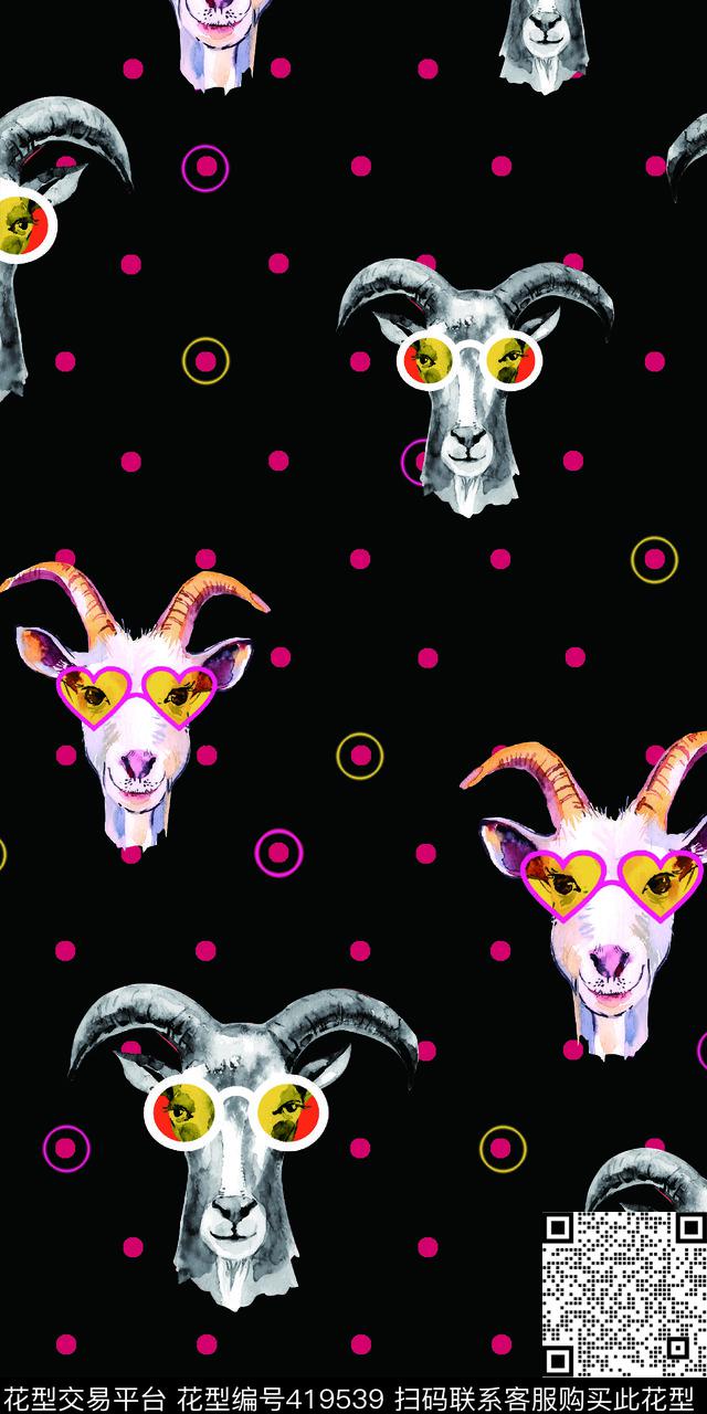 时尚羊数码印花华亿平台下载（图片编号: 419539） - 瓦栏（Walan）