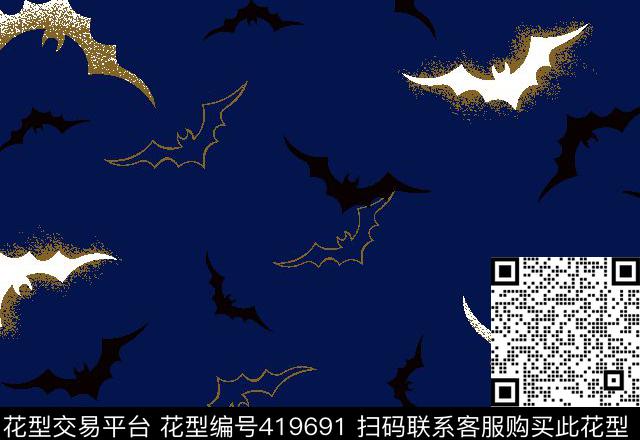 动物壹人行几何动物传统印花华亿平台下载（图片编号: 419691） - 瓦栏（Walan）