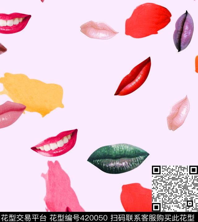 嘴巴传统印花华亿平台下载（图片编号: 420050） - 瓦栏（Walan）