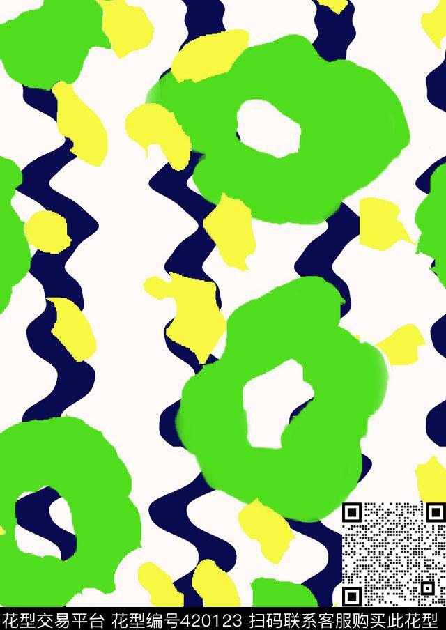 水印大气简约传统印花华亿平台下载（图片编号: 420123） - 瓦栏（Walan）