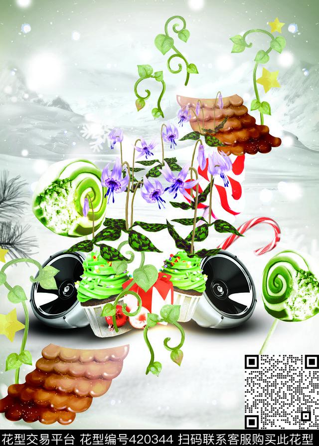 流行时尚时尚女装数码印花华亿平台下载（图片编号: 420344） - 瓦栏（Walan）