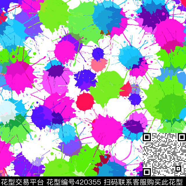 波普风简约清新传统印花华亿平台下载（图片编号: 420355） - 瓦栏（Walan）