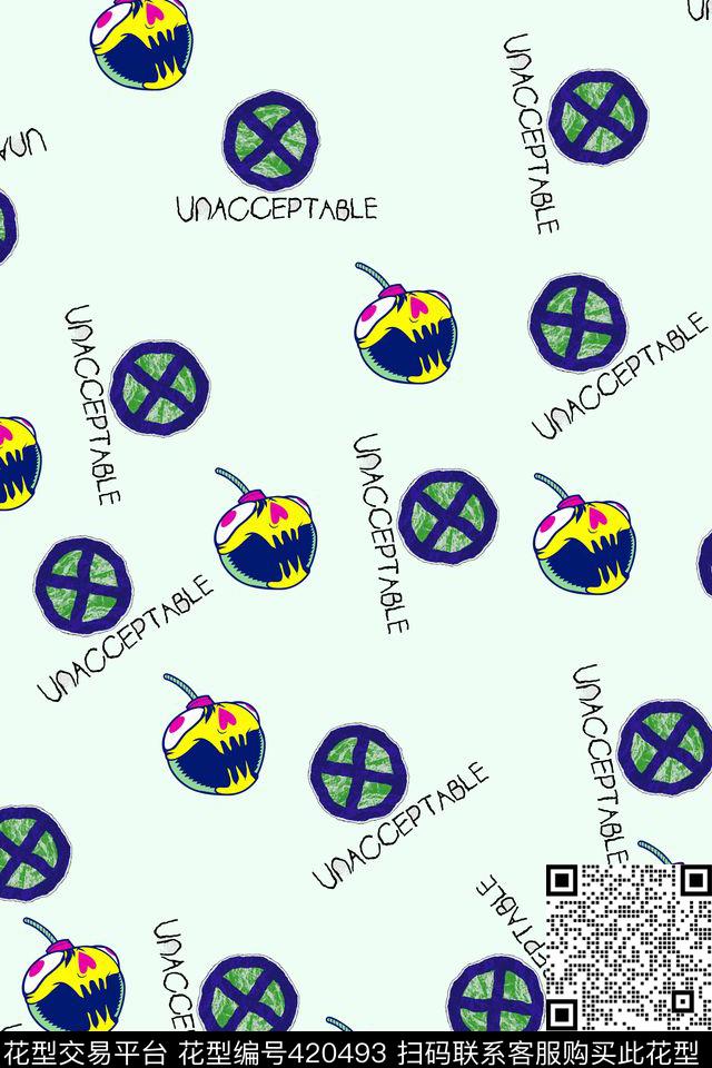 女装四方连续花鸟植物传统印花华亿平台下载（图片编号: 420493） - 瓦栏（Walan）