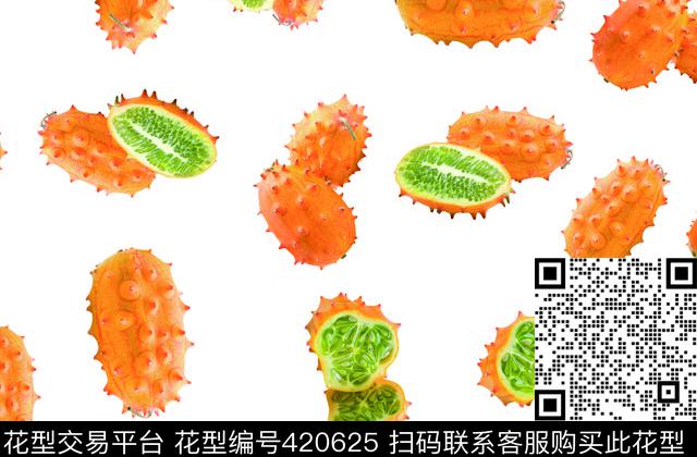 黄果黄果黄果水果数码印花华亿平台下载（图片编号: 420625） - 瓦栏（Walan）