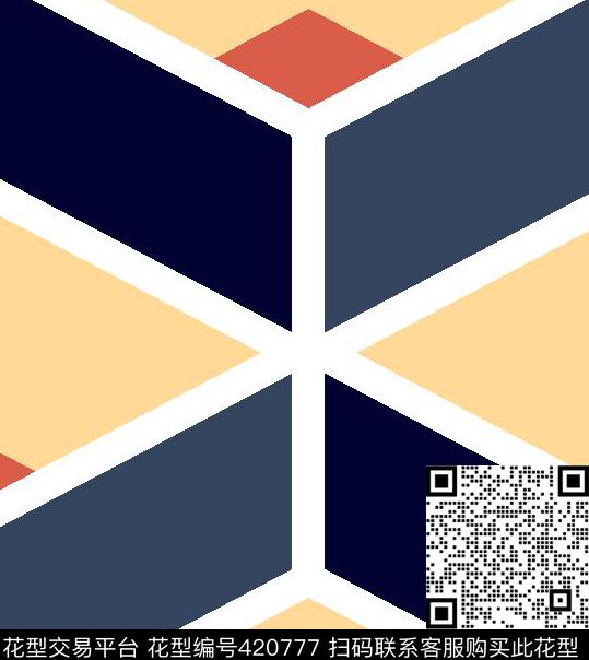 几何传统印花华亿平台下载（图片编号: 420777） - 瓦栏（Walan）