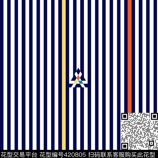 2016春夏男装衬衫几何条纹三角形传统印花华亿平台下载（图片编号: 420805） - 瓦栏（Walan）