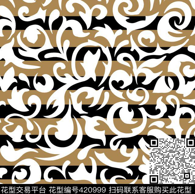 简约清新几何传统印花华亿平台下载（图片编号: 420999） - 瓦栏（Walan）