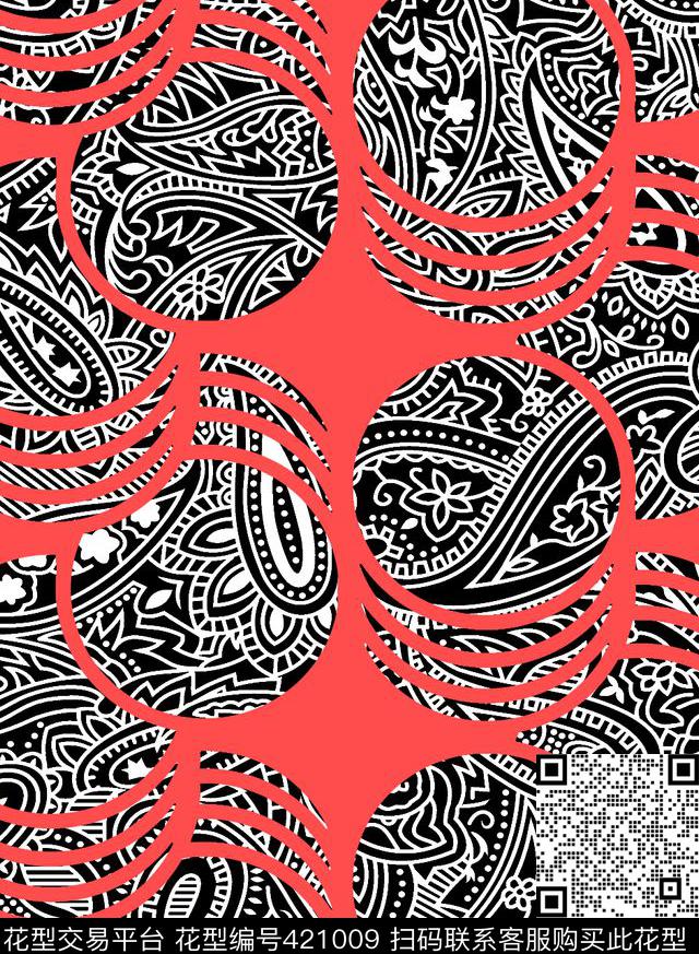 民族风简约圆点传统印花华亿平台下载（图片编号: 421009） - 瓦栏（Walan）