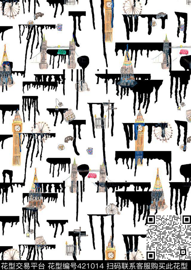 潮装城市欧洲数码印花华亿平台下载（图片编号: 421014） - 瓦栏（Walan）