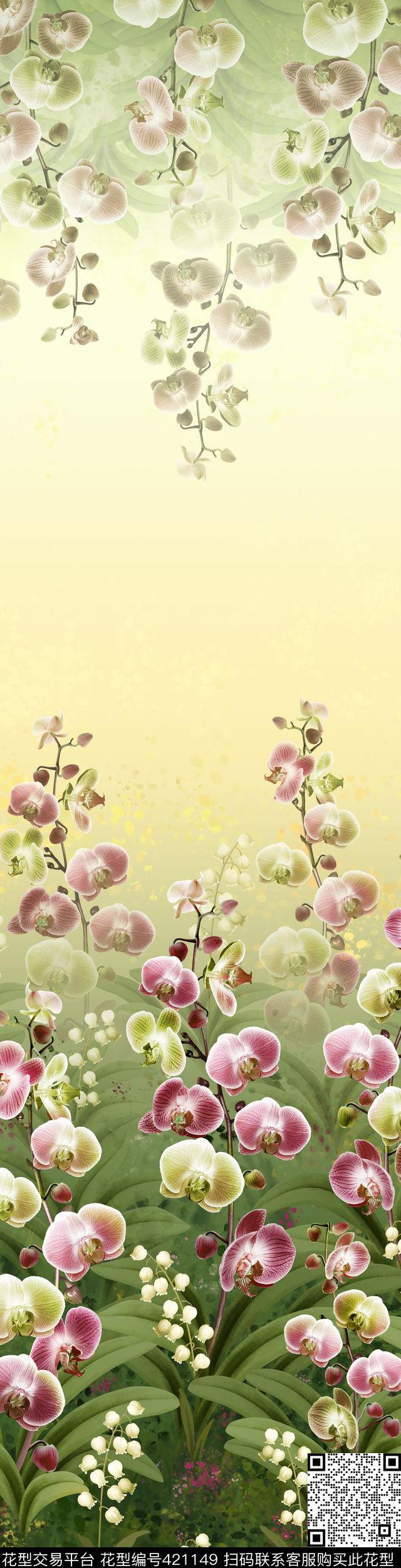 床品花卉家纺数码印花华亿平台下载（图片编号: 421149） - 瓦栏（Walan）