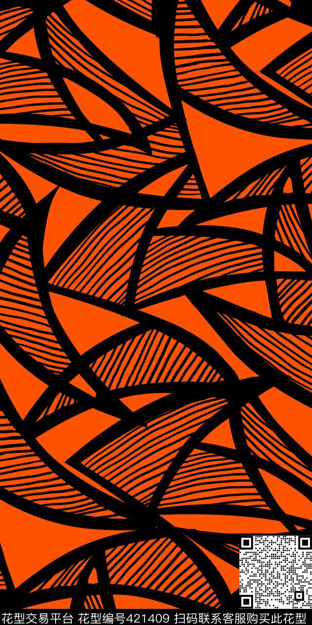 几何简单大牌传统印花华亿平台下载（图片编号: 421409） - 瓦栏（Walan）