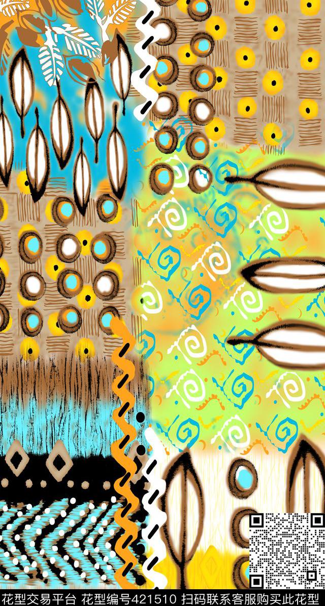 欧式风格复古流行时尚传统印花华亿平台下载（图片编号: 421510） - 瓦栏（Walan）