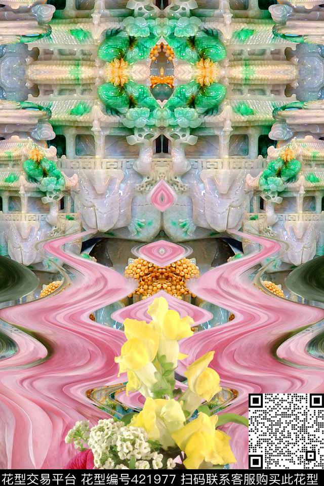 定位玉雕水彩数码印花华亿平台下载（图片编号: 421977） - 瓦栏（Walan）