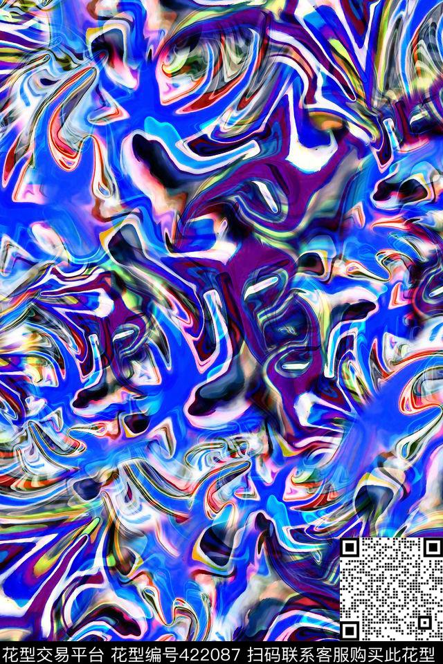 抽象纹理底纹数码印花华亿平台下载（图片编号: 422087） - 瓦栏（Walan）