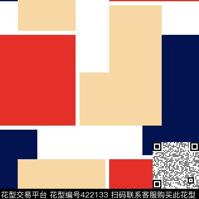 几何简单小清新传统印花华亿平台下载（图片编号: 422133） - 瓦栏（Walan）