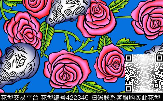 流行时尚花夲神秘传统印花华亿平台下载（图片编号: 422345） - 瓦栏（Walan）