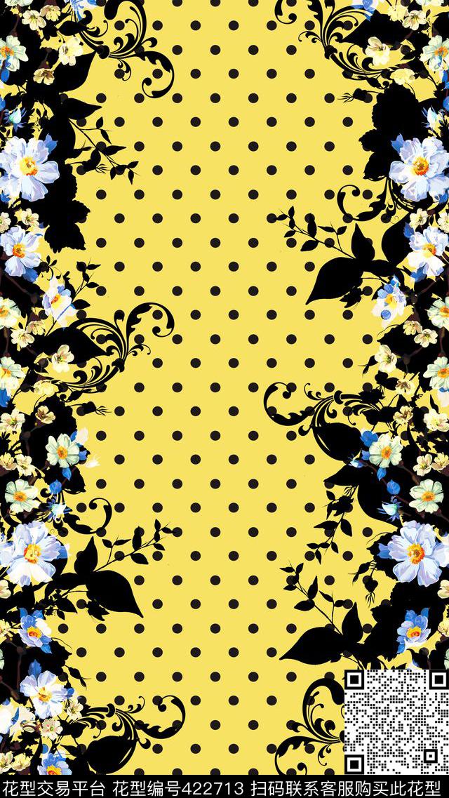 定位小碎花波点数码印花华亿平台下载（图片编号: 422713） - 瓦栏（Walan）