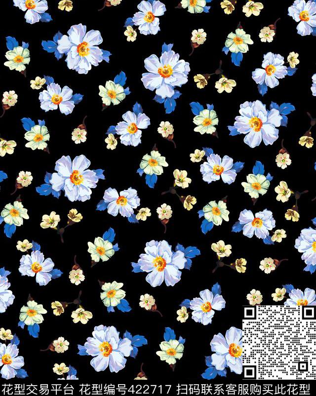 春夏清新小碎花传统印花华亿平台下载（图片编号: 422717） - 瓦栏（Walan）