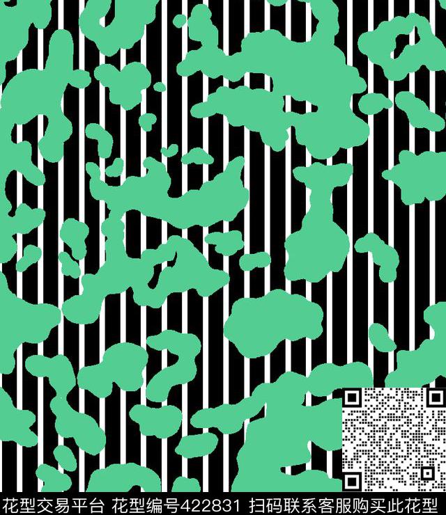 传统印花豹纹条纹动物纹传统印花华亿平台下载（图片编号: 422831） - 瓦栏（Walan）