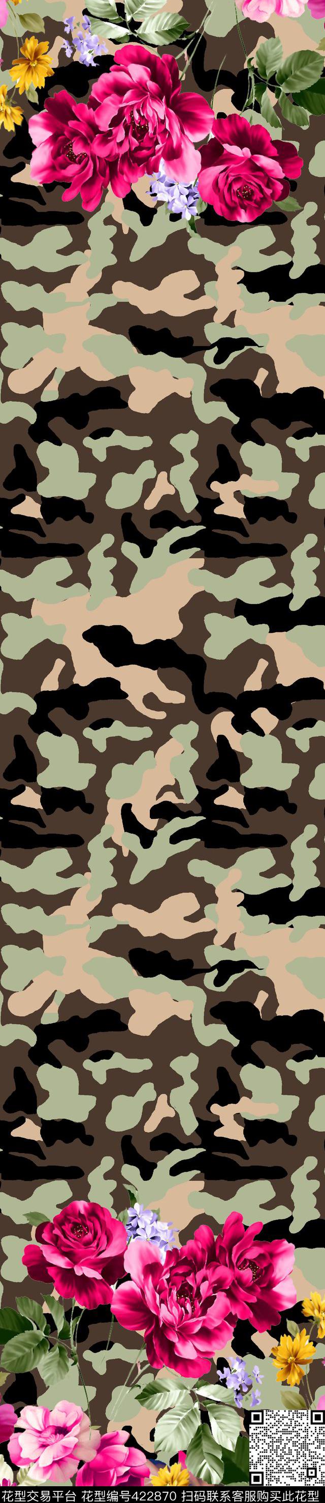 花卉昵彩双边定位数码印花华亿平台下载（图片编号: 422870） - 瓦栏（Walan）