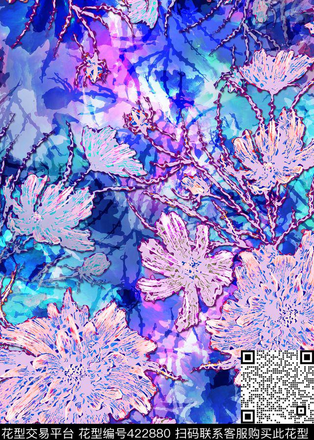 机理坏创意数码印花华亿平台下载（图片编号: 422880） - 瓦栏（Walan）