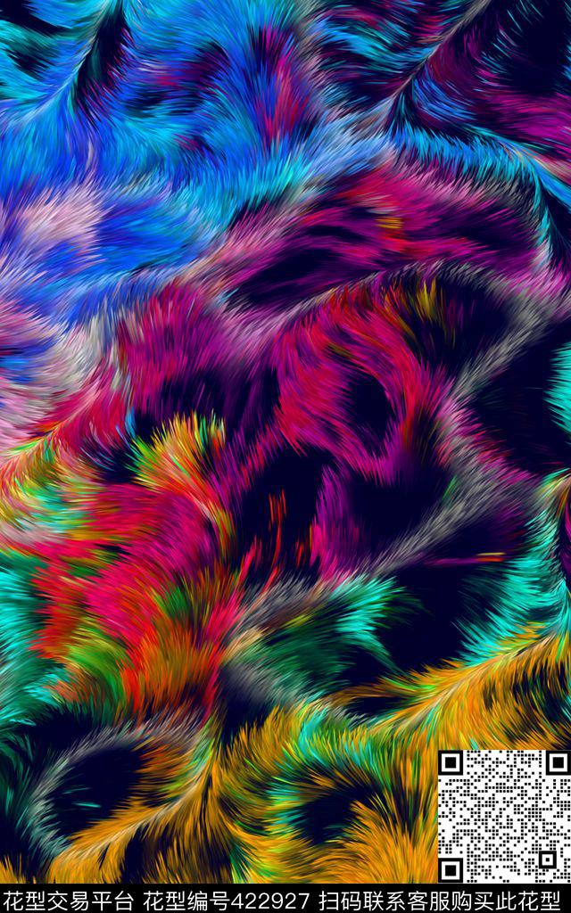 暗底迷彩动物纹数码印花华亿平台下载（图片编号: 422927） - 瓦栏（Walan）