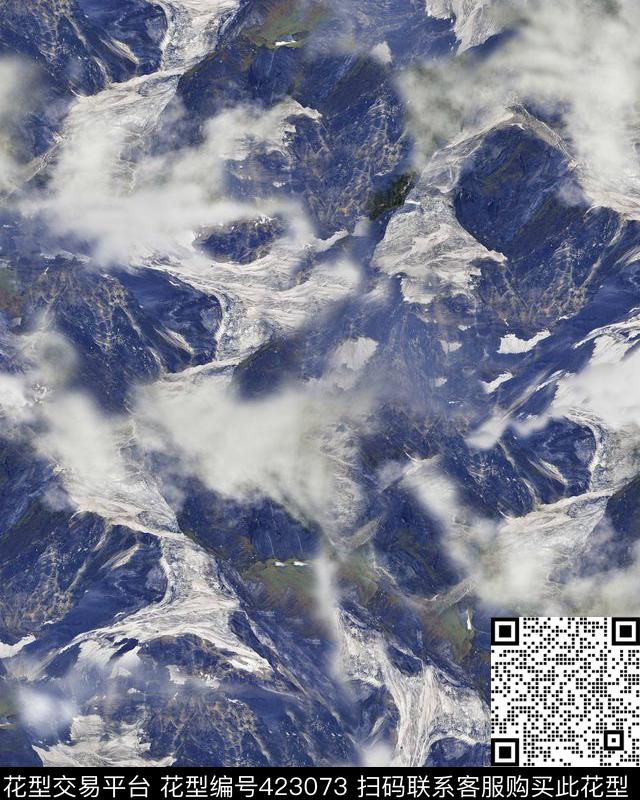 风景山脉创意搞怪传统印花华亿平台下载（图片编号: 423073） - 瓦栏（Walan）