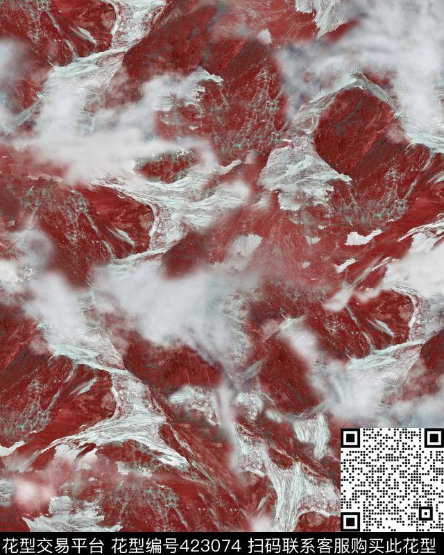 风景山脉传统印花华亿平台下载（图片编号: 423074） - 瓦栏（Walan）