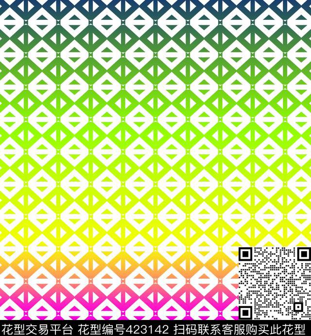 几何抽象童装数码印花华亿平台下载（图片编号: 423142） - 瓦栏（Walan）