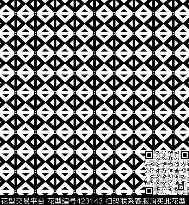 几何抽象童装数码印花华亿平台下载（图片编号: 423143） - 瓦栏（Walan）