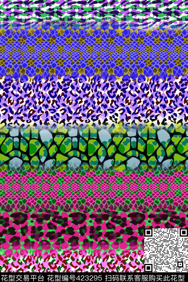动物纹斑马纹豹纹数码印花华亿平台下载（图片编号: 423295） - 瓦栏（Walan）