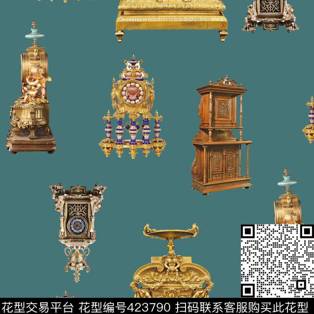 潮流复古男装华亿平台数码印花华亿平台下载（图片编号: 423790） - 瓦栏（Walan）