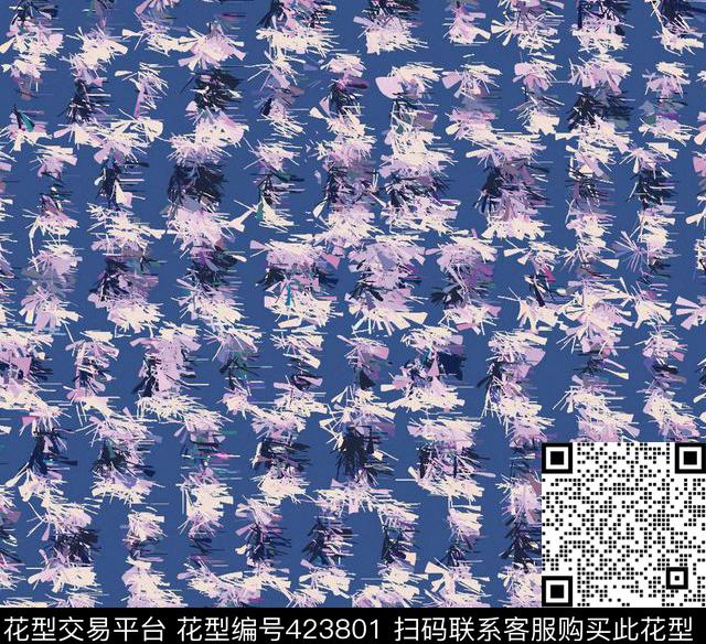 几何块面叶子数码印花华亿平台下载（图片编号: 423801） - 瓦栏（Walan）