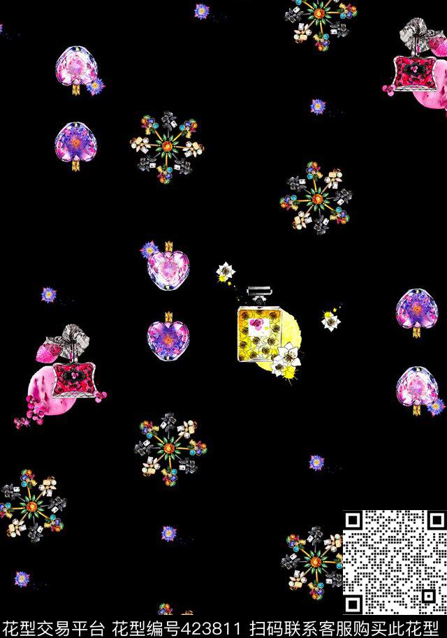 大牌简约简约流行时尚印花流行时尚数码印花华亿平台下载（图片编号: 423811） - 瓦栏（Walan）