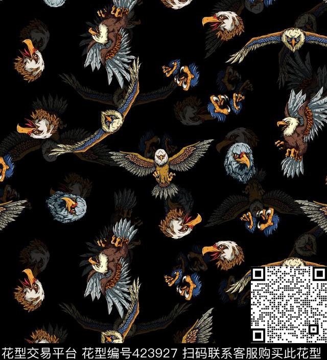 T桖动物男装T恤数码印花华亿平台下载（图片编号: 423927） - 瓦栏（Walan）