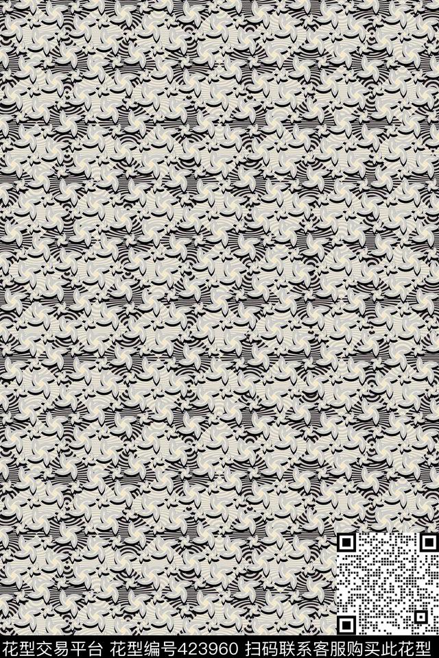 精品布印花金典传统印花华亿平台下载（图片编号: 423960） - 瓦栏（Walan）