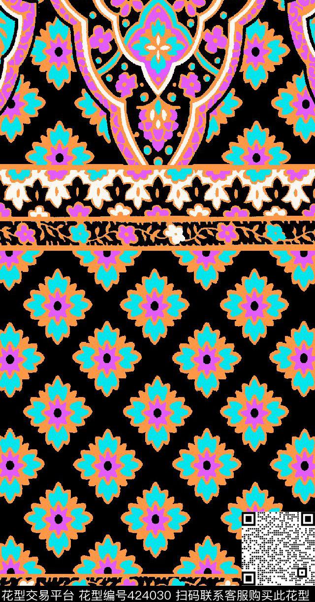 波普华亿平台碎花面料华亿平台传统印花华亿平台下载（图片编号: 424030） - 瓦栏（Walan）