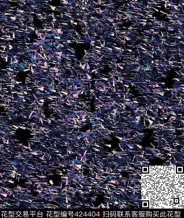 不规则深色系叶子传统印花华亿平台下载（图片编号: 424404） - 瓦栏（Walan）