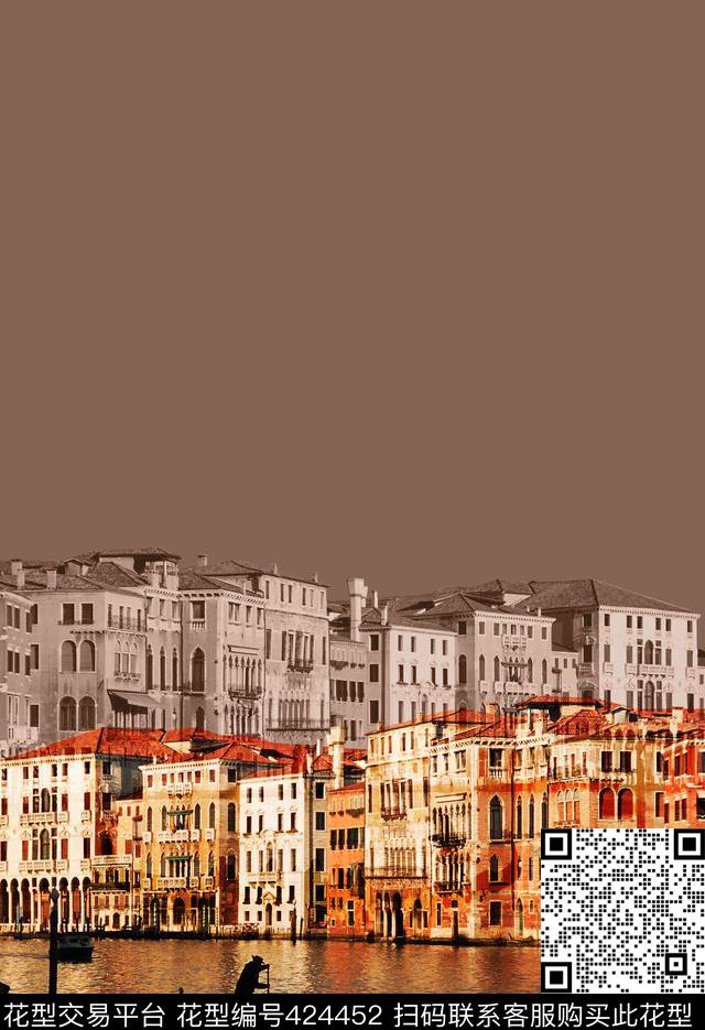 定位花威尼斯意大利数码印花华亿平台下载（图片编号: 424452） - 瓦栏（Walan）