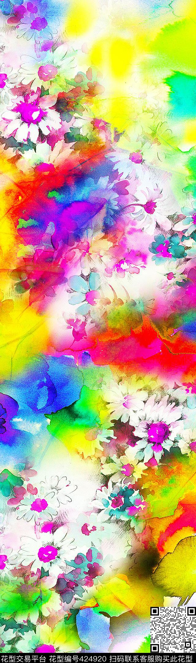 青花瓷中国风裙子数码印花华亿平台下载（图片编号: 424920） - 瓦栏（Walan）