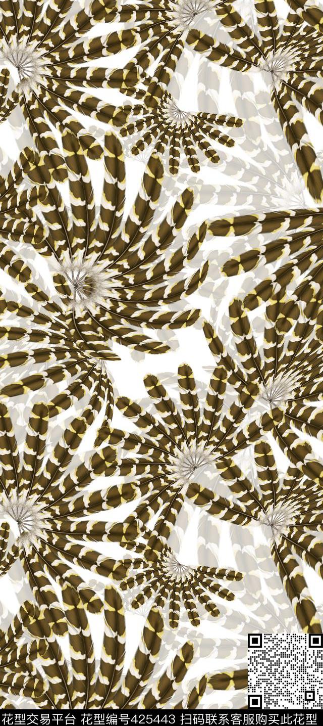 变形复古流行时尚数码印花华亿平台下载（图片编号: 425443） - 瓦栏（Walan）