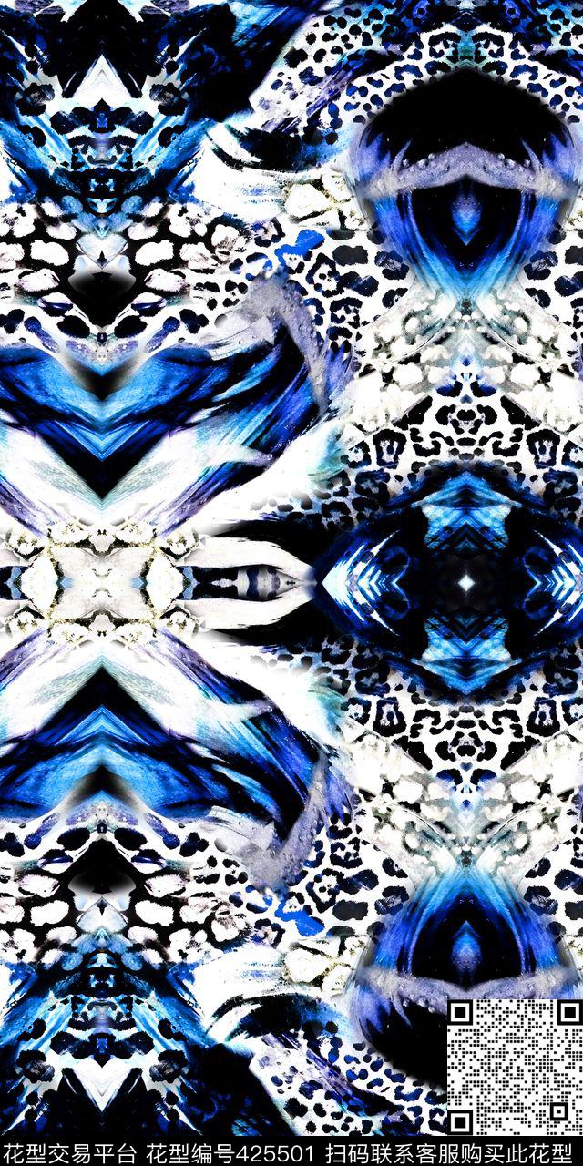 豹纹创意数码数码印花华亿平台下载（图片编号: 425501） - 瓦栏（Walan）