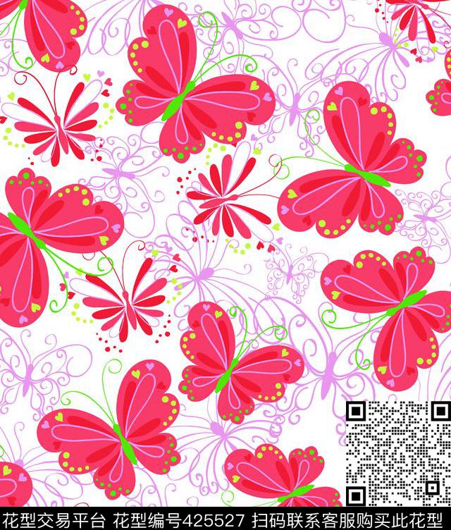 流行时尚清晰甜美传统印花华亿平台下载（图片编号: 425527） - 瓦栏（Walan）