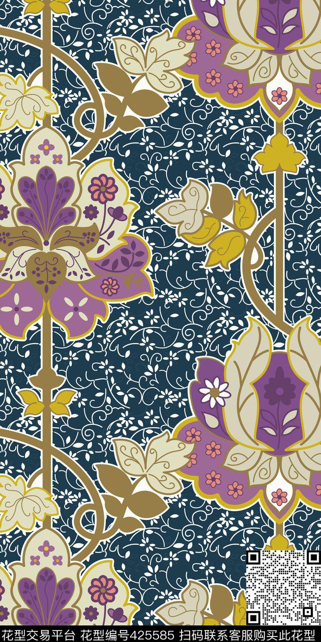 传统家纺莫里斯传统印花华亿平台下载（图片编号: 425585） - 瓦栏（Walan）