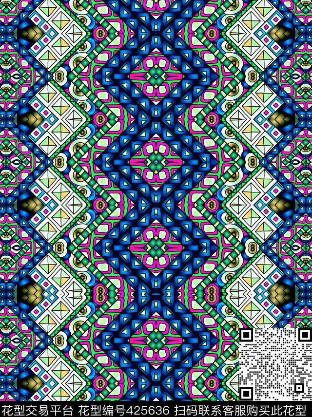 民族风陶瓷瓷砖数码印花华亿平台下载（图片编号: 425636） - 瓦栏（Walan）