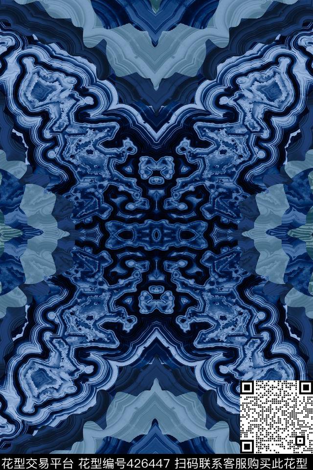 简约大理石时尚数码印花华亿平台下载（图片编号: 426447） - 瓦栏（Walan）