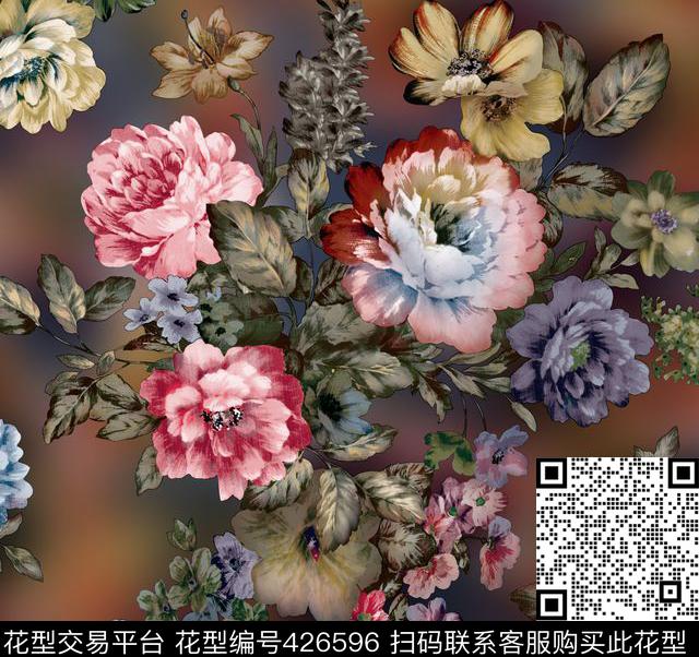 时尚印花面料华亿平台数码华亿平台数码印花华亿平台下载（图片编号: 426596） - 瓦栏（Walan）