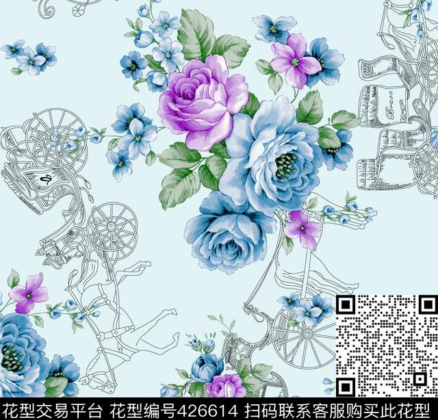 时尚印花面料华亿平台数码华亿平台数码印花华亿平台下载（图片编号: 426614） - 瓦栏（Walan）