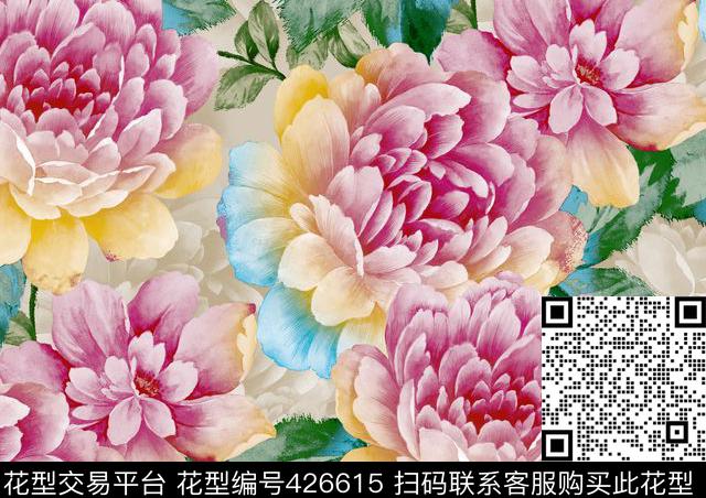 时尚印花面料华亿平台数码华亿平台数码印花华亿平台下载（图片编号: 426615） - 瓦栏（Walan）